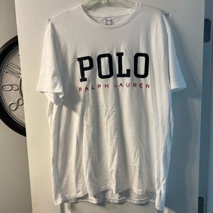 NWOT Polo Ralph Lauren white tee size XL custom slim fit